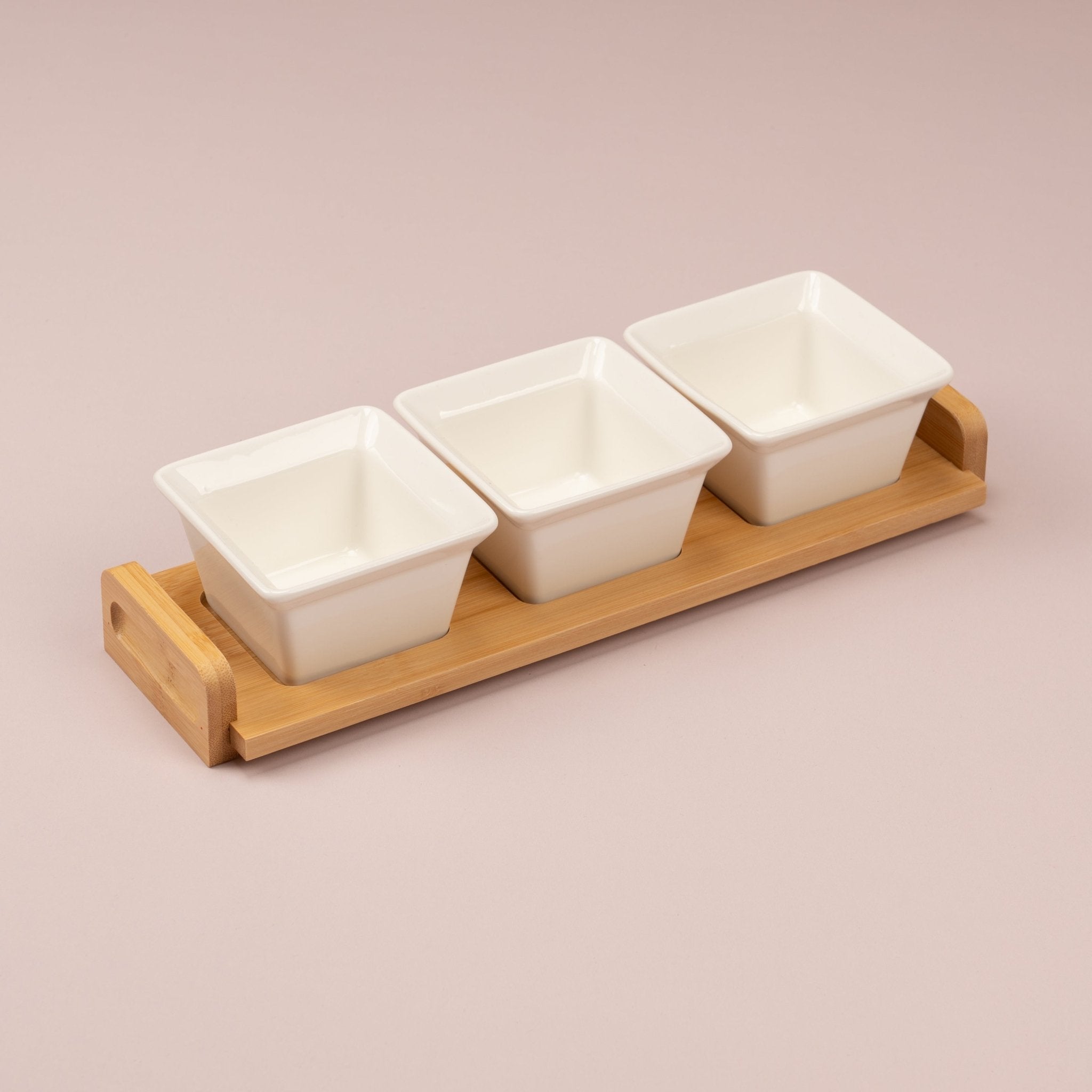 Bamboo Trio Serving Set - Urban Home