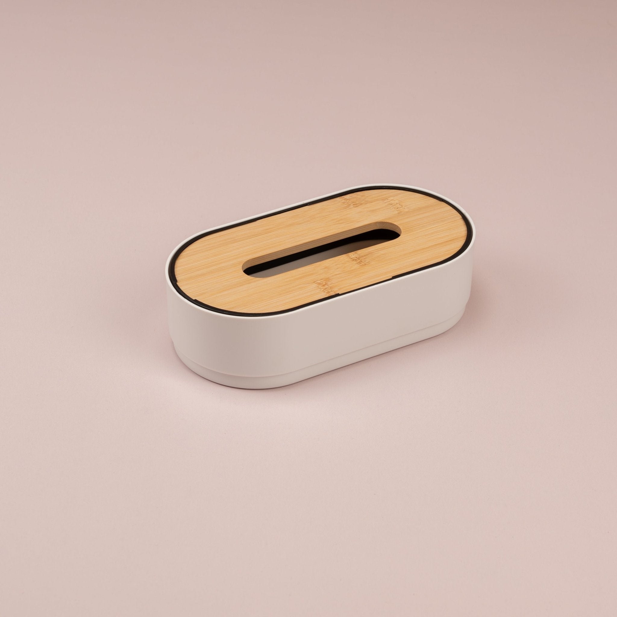 Bamboo Lid Tissue Box - Urban Home