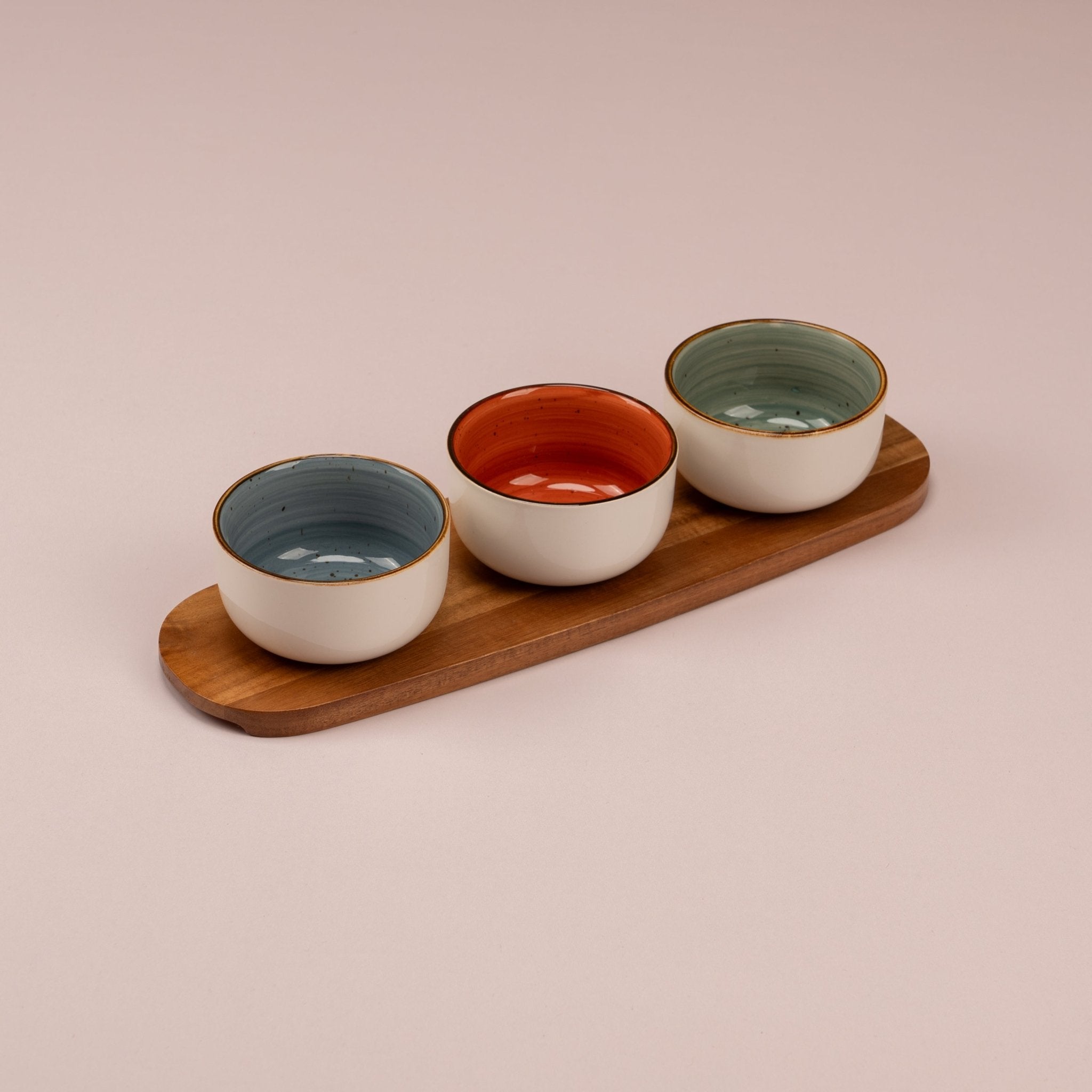 Rustic Trio Appetizer Serving Set - Urban Home
