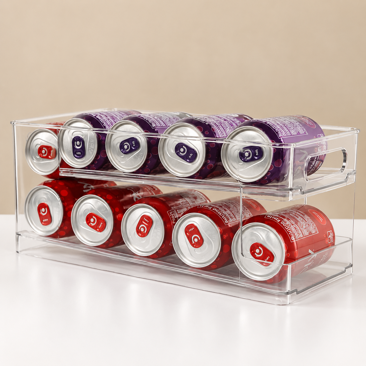 Plexi 2-Tier Can Organizer