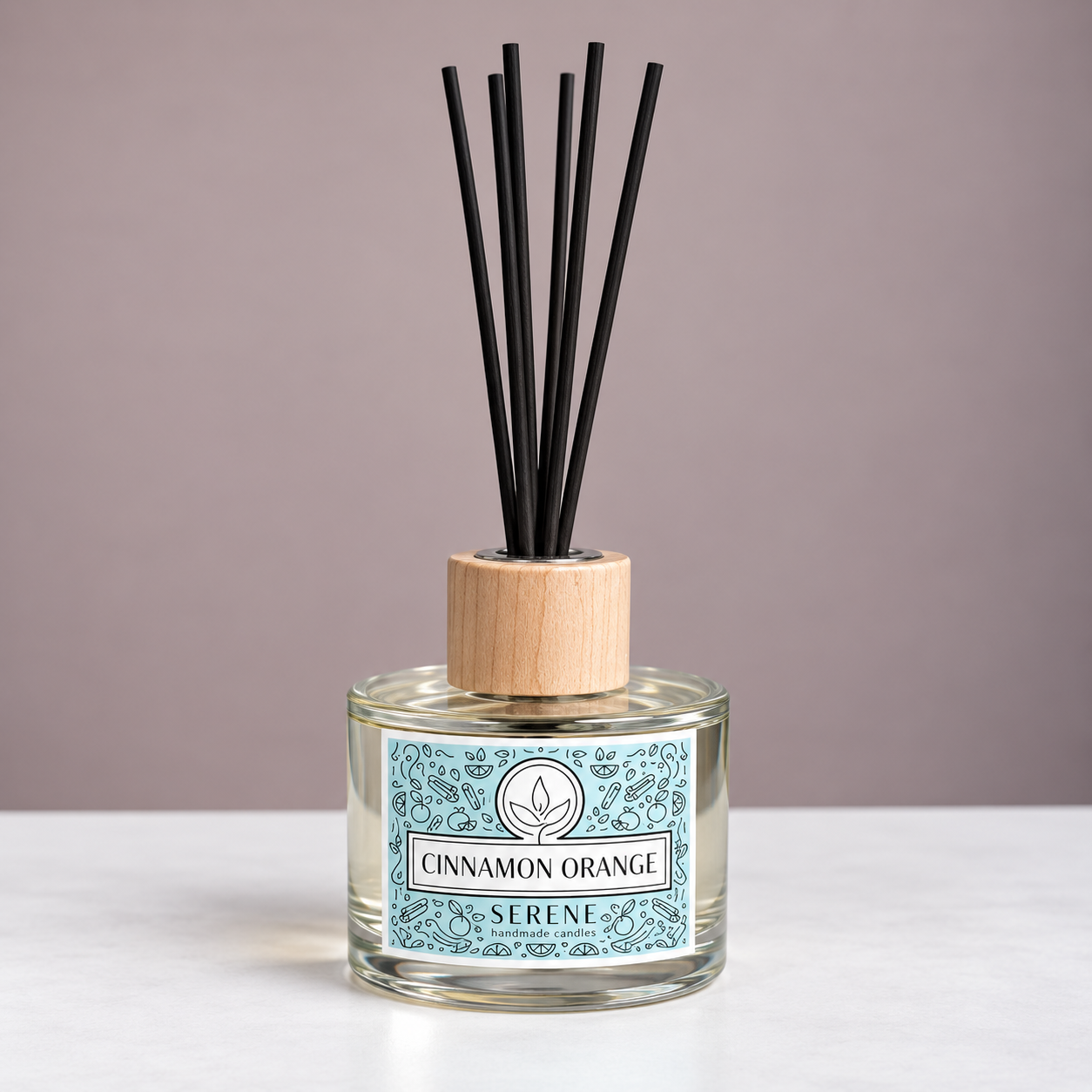 Serene Cinnamon Orange Reed Diffuser
