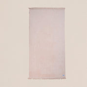 Plain Fringed Cotton Beach Towel (90x160 cm) - Urban Home