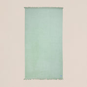 Plain Fringed Cotton Beach Towel (90x160 cm) - Urban Home