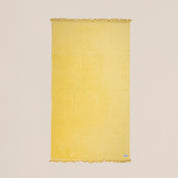 Plain Fringed Cotton Beach Towel (90x160 cm) - Urban Home
