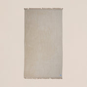 Plain Fringed Cotton Beach Towel (90x160 cm) - Urban Home