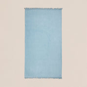 Plain Fringed Cotton Beach Towel (90x160 cm) - Urban Home