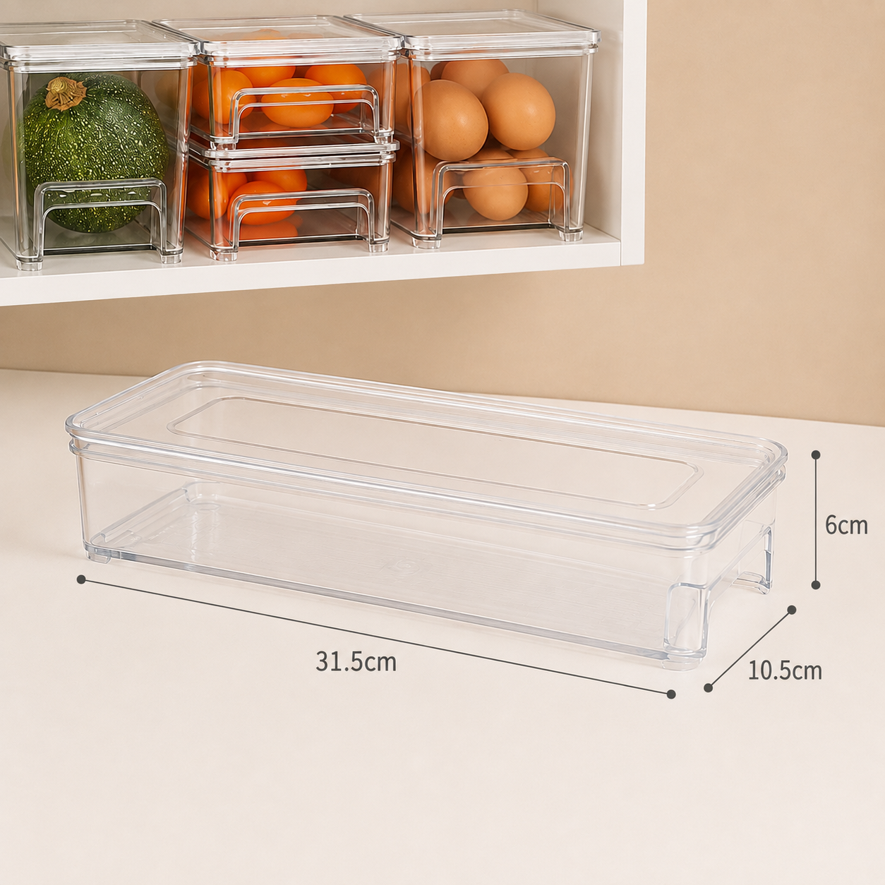 Plexi organizer with cover