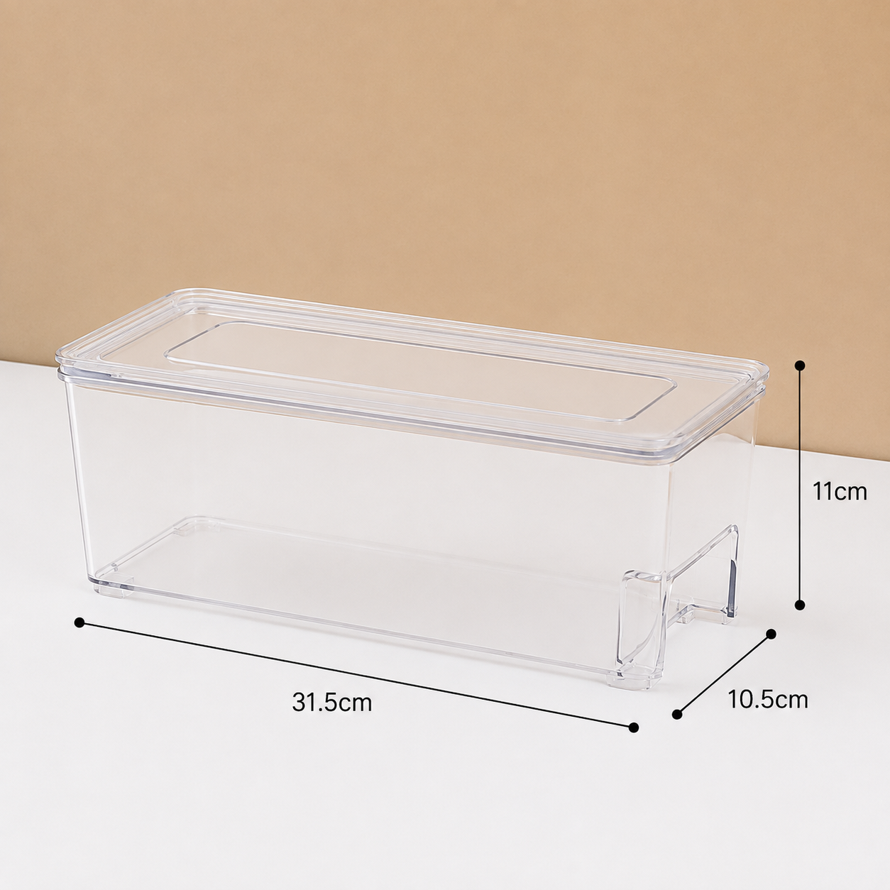 Plexi organizer with cover