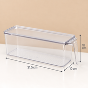 Plexi Fridge Organizer with Lid & Handle