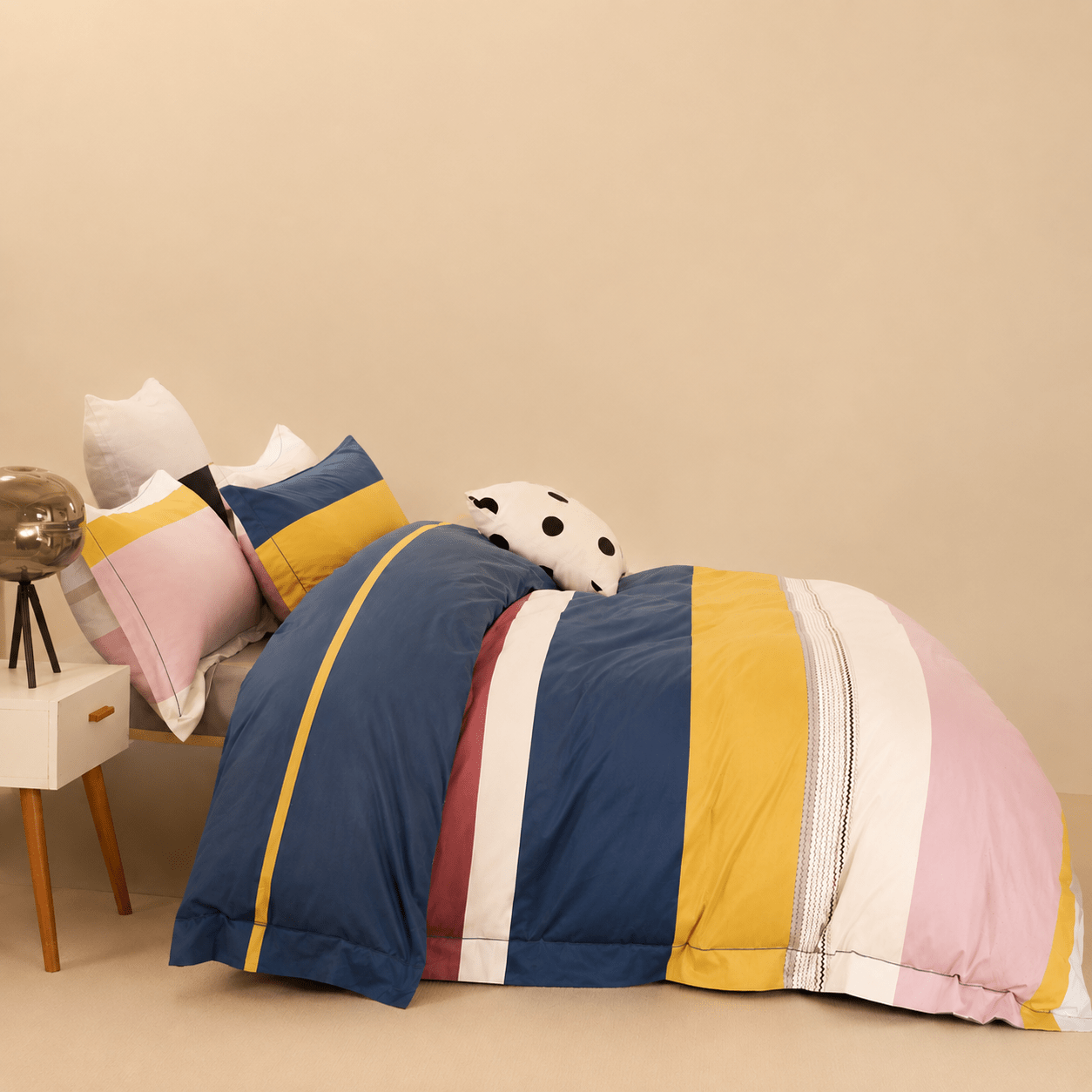 4-Piece Double Reactive Cotton Cover Set - Urban Home