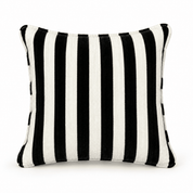 Striped Velvet Decorative Cushion - Urban Home