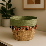 Olive Trim Basket - Urban Home