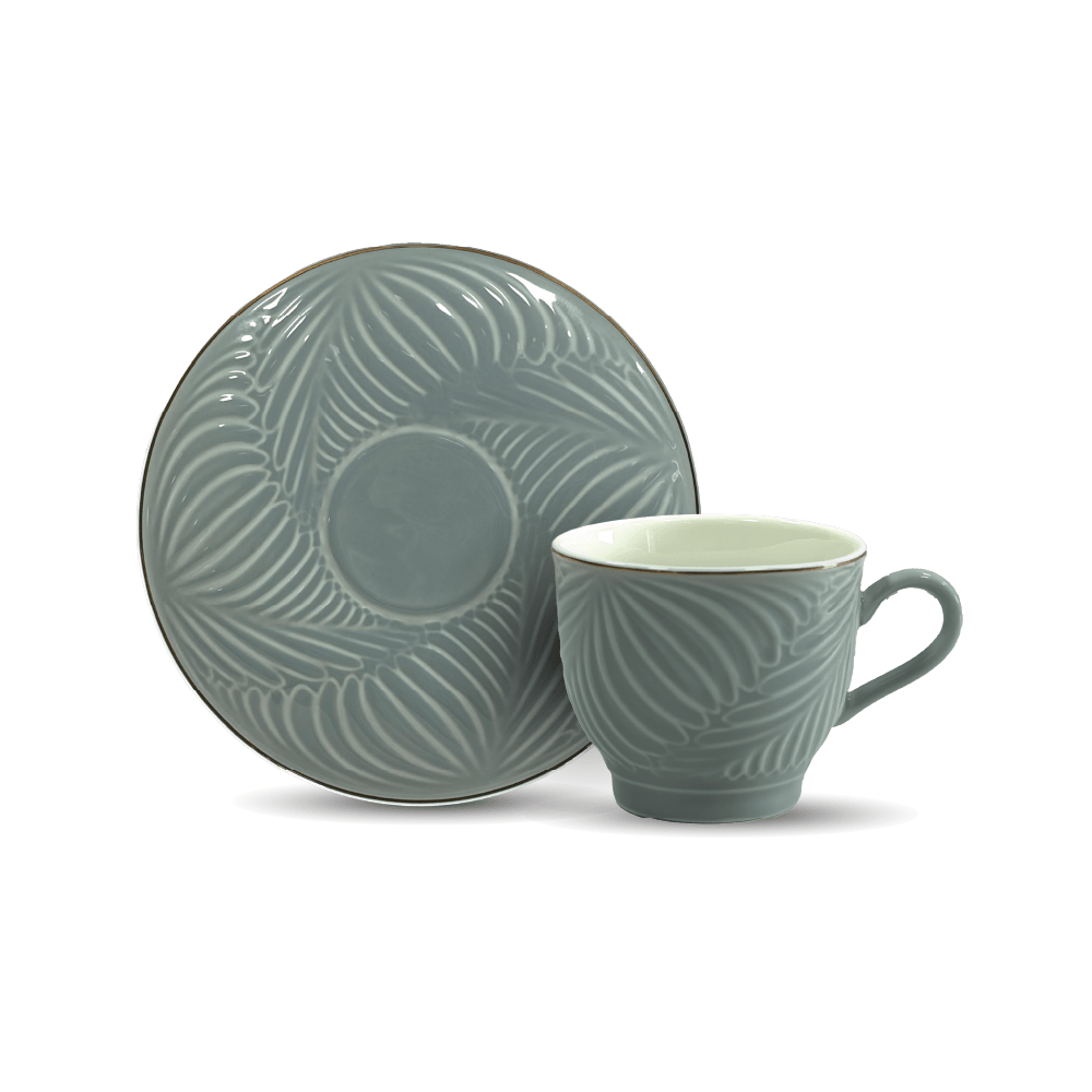 Dorsch - Sage Leaf Espresso Cup Set - 6pcs - Urban Home