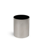 Silver Stainless Steel Ribbed Vases - Urban Home
