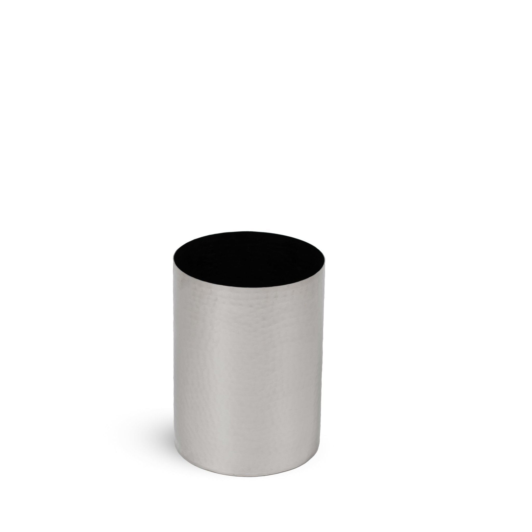 Silver Stainless Steel Ribbed Vases - Urban Home