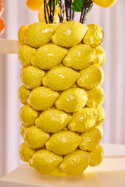 Capri Lemon Pillar Vase - Urban Home