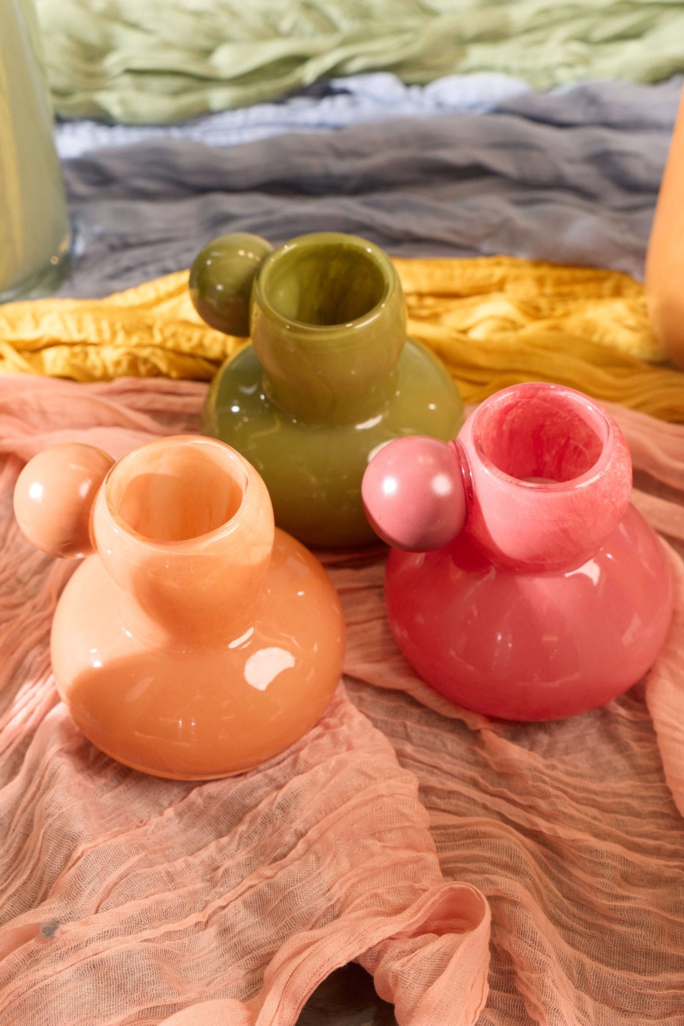Clementine Bud Vase – Honey Glow - Urban Home