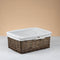 Rectangular Woven Storage Basket with Fabric Liner - Urban Home