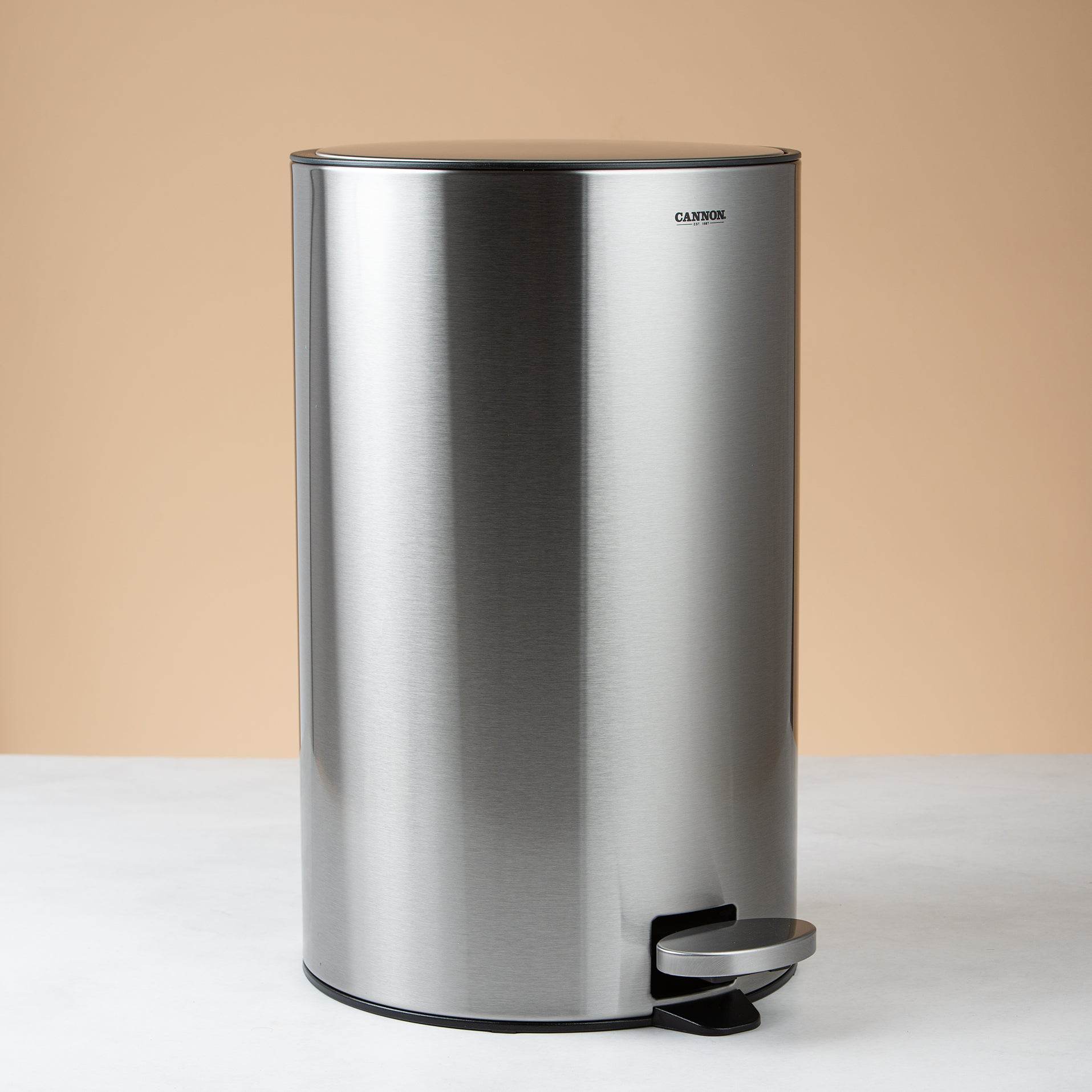 Waste Can 12L Stainless Steel Polypropylene - Urban Home