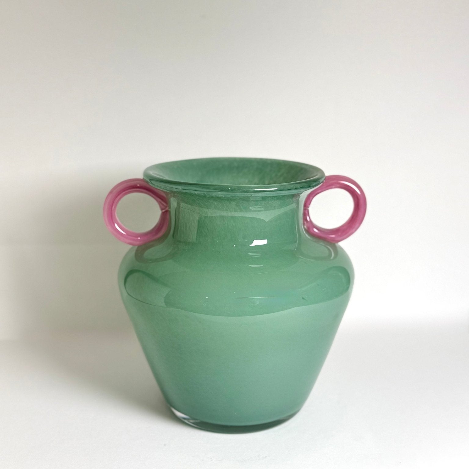 Ring - Handled Vase – Seafoam & Orchid - Urban Home
