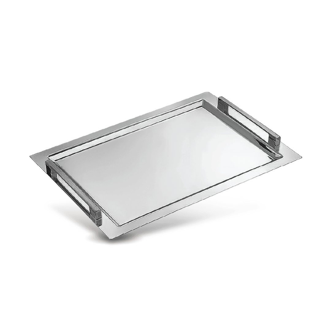 Serene Silver Tray - Urban Home