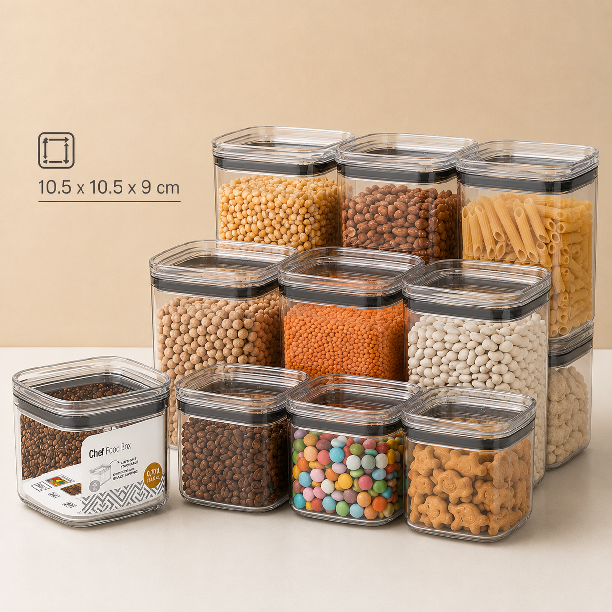 Softchef Plexi Storage Jar