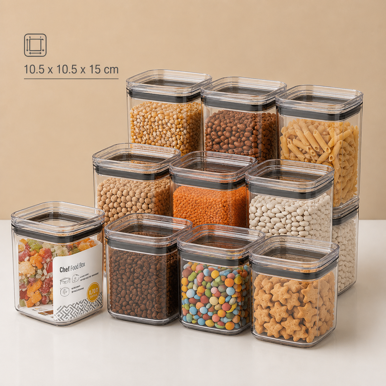 Softchef Plexi Storage Jar