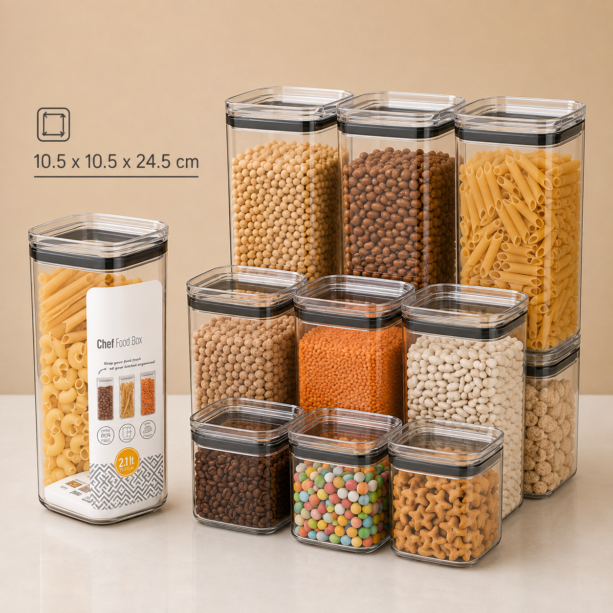 Softchef Plexi Storage Jar