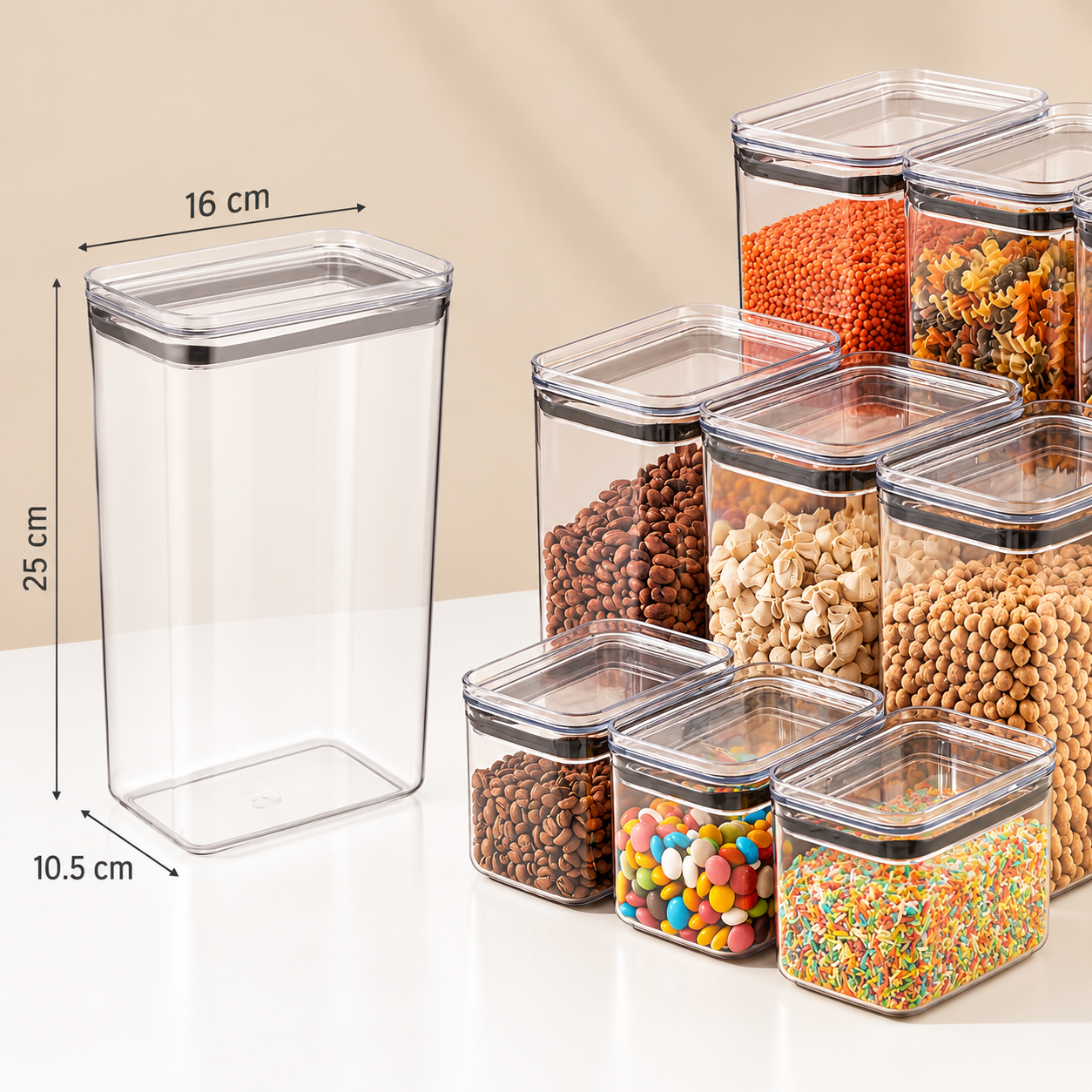 Softchef Plexi Storage Jar