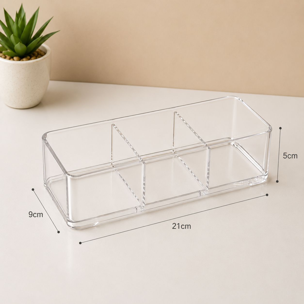Organizer plexi divided for 3