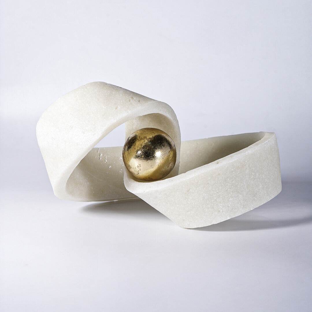 Celeste White Marble Loop - Urban Home
