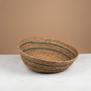 Wide multipurpose rattan basket
