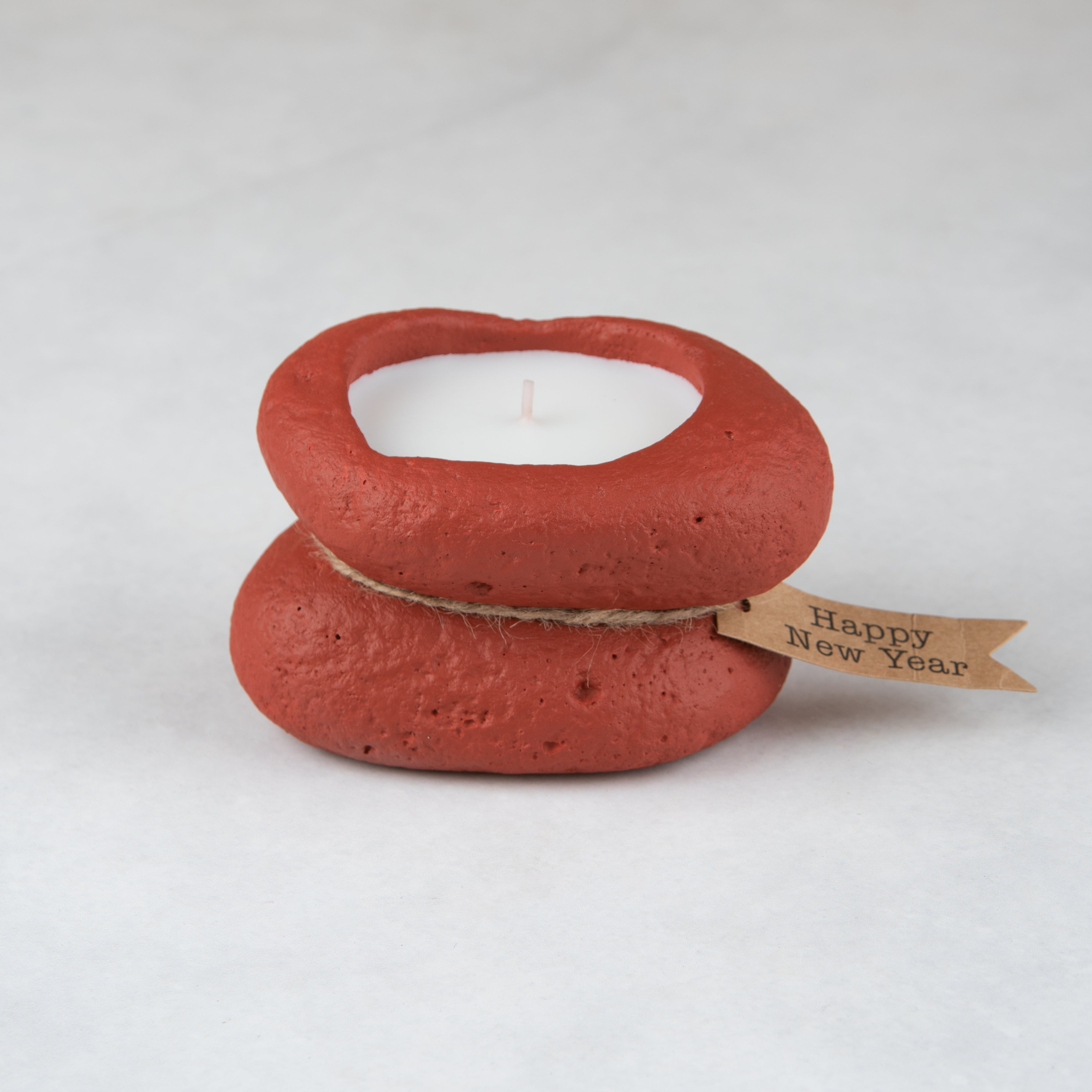 Pebble light candle - 2 layers