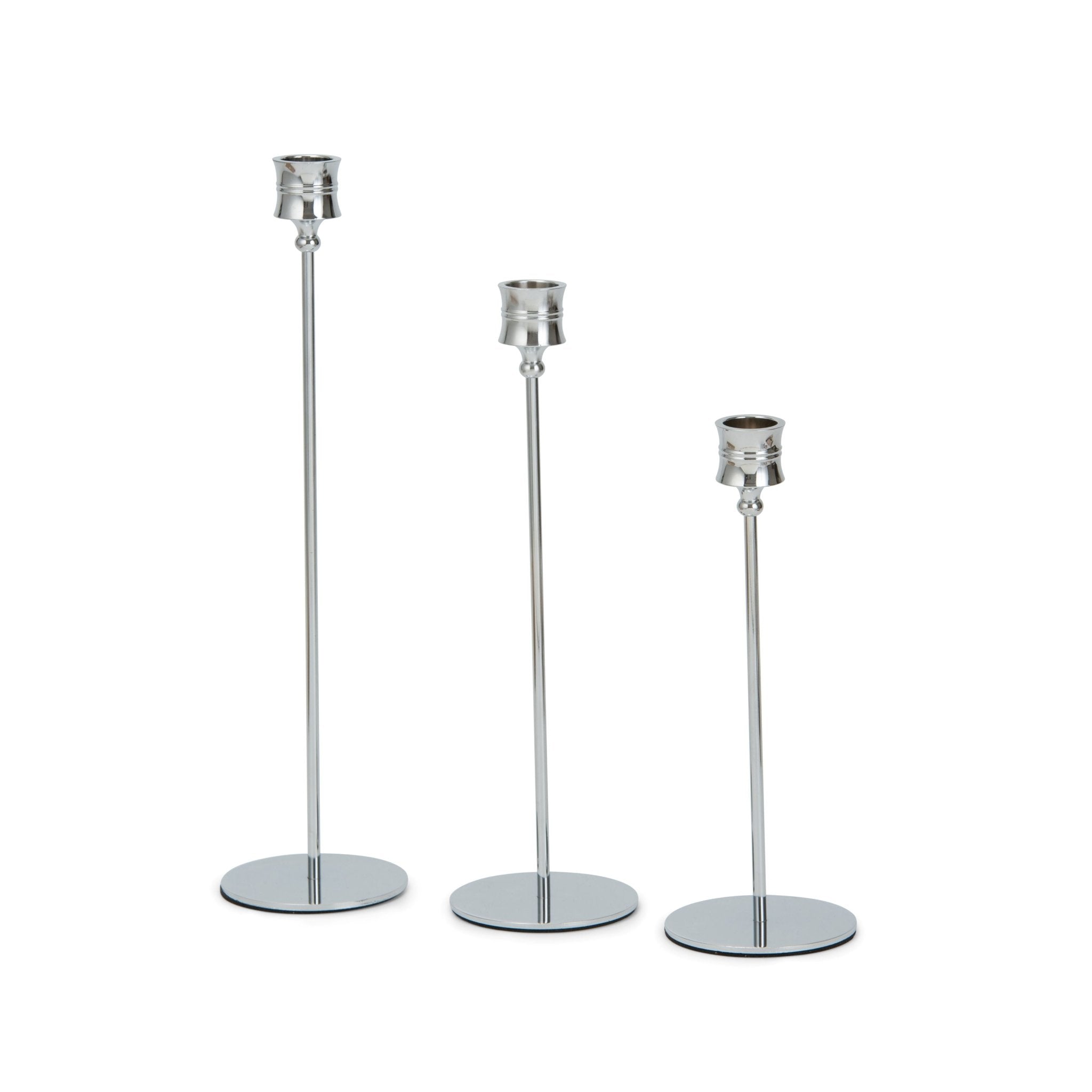 Candle holders striped 3pcs set - Urban Home