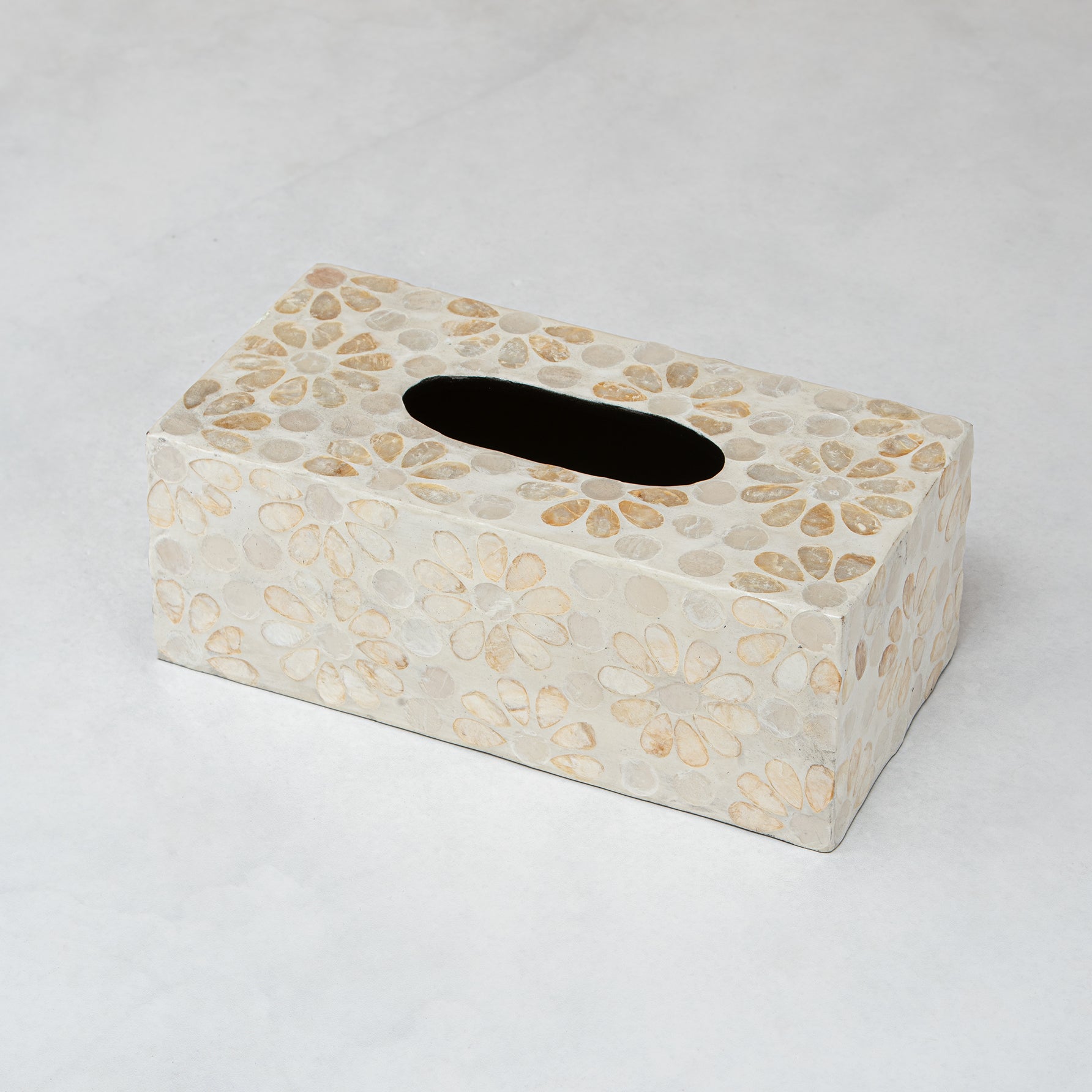 Crafted tissue box