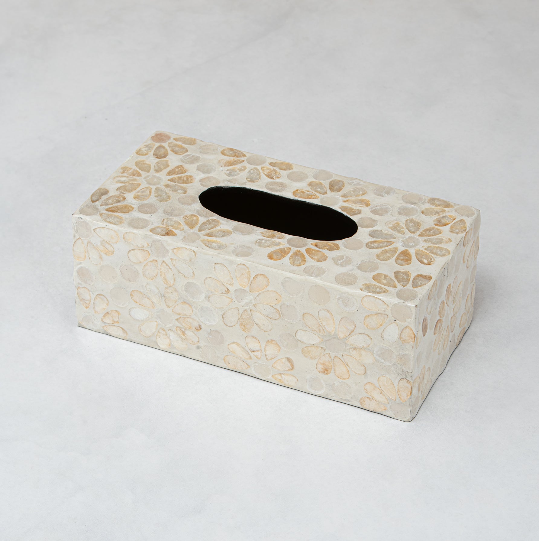 Crafted tissue box