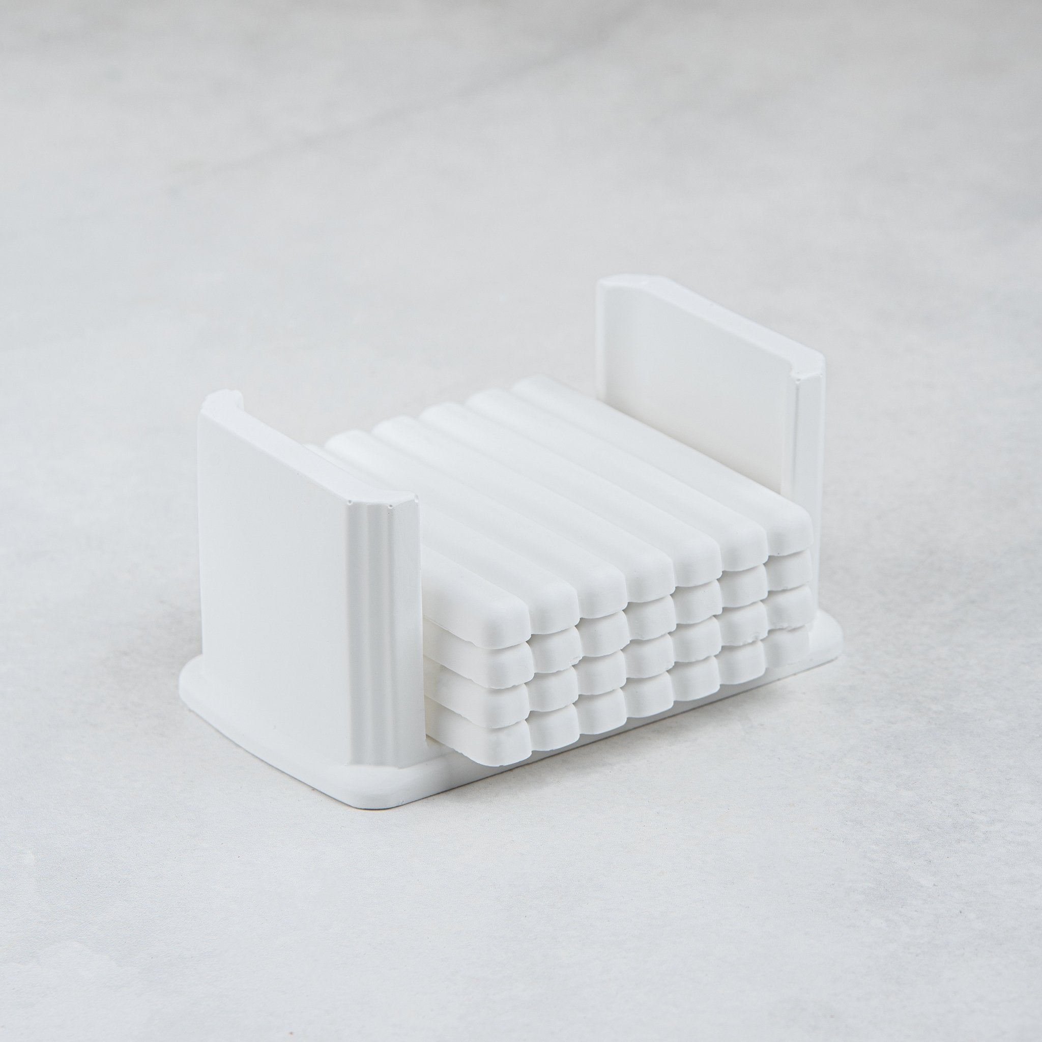 Elegant Marble Ceramic Coasters with Tray - Urban Home