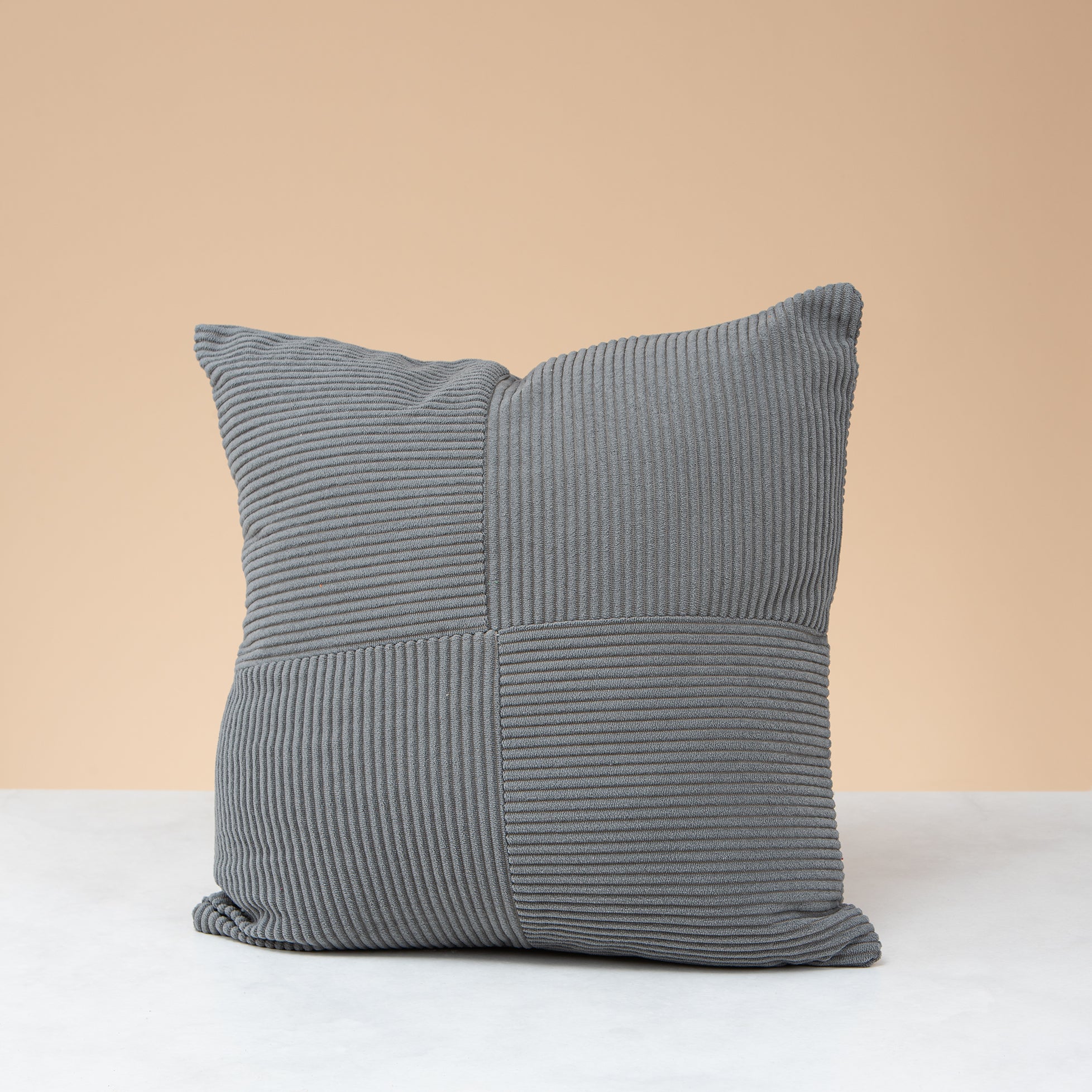 Striped cushion cover