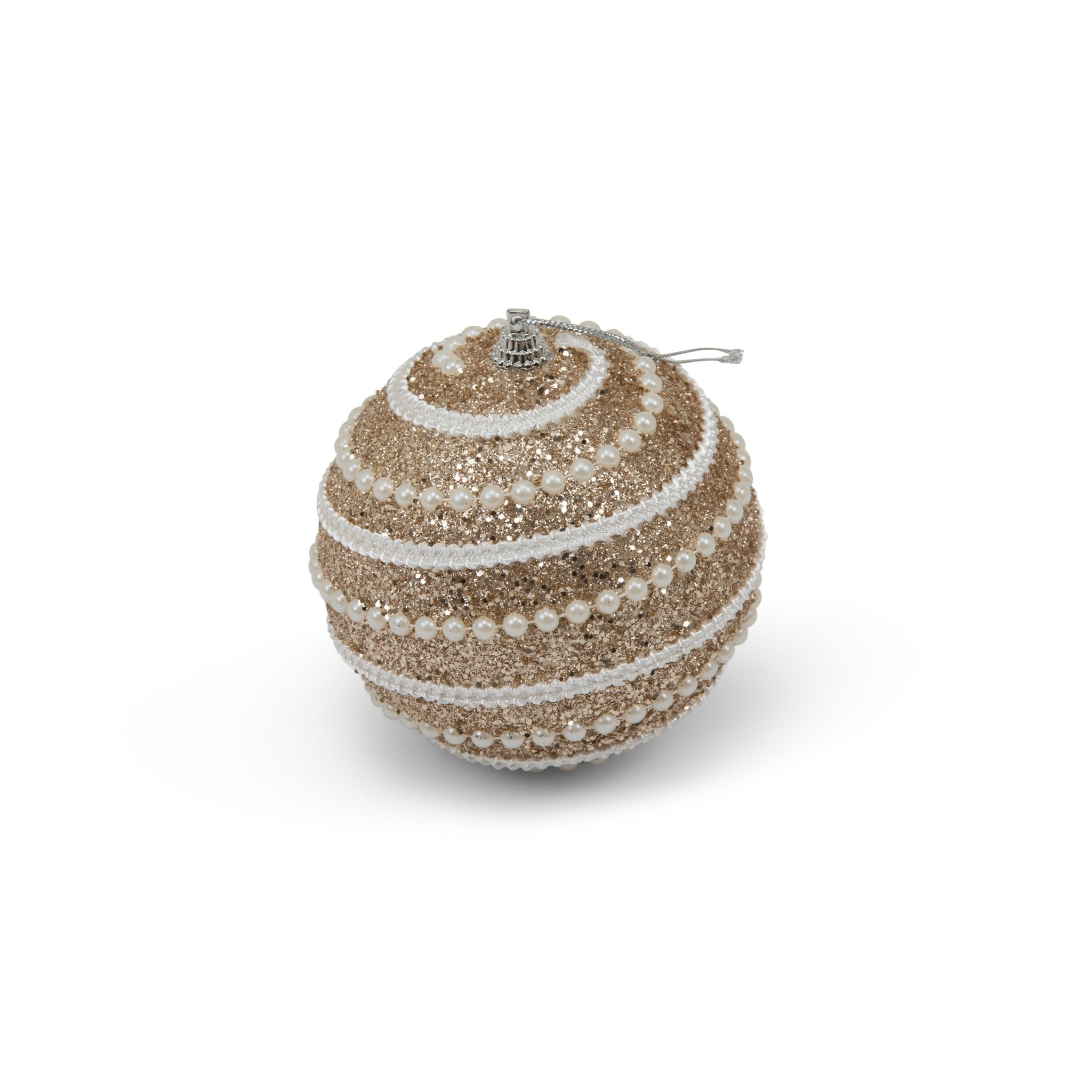 Christmas ball pearl 10cm Gold - 2pcs set - Urban Home