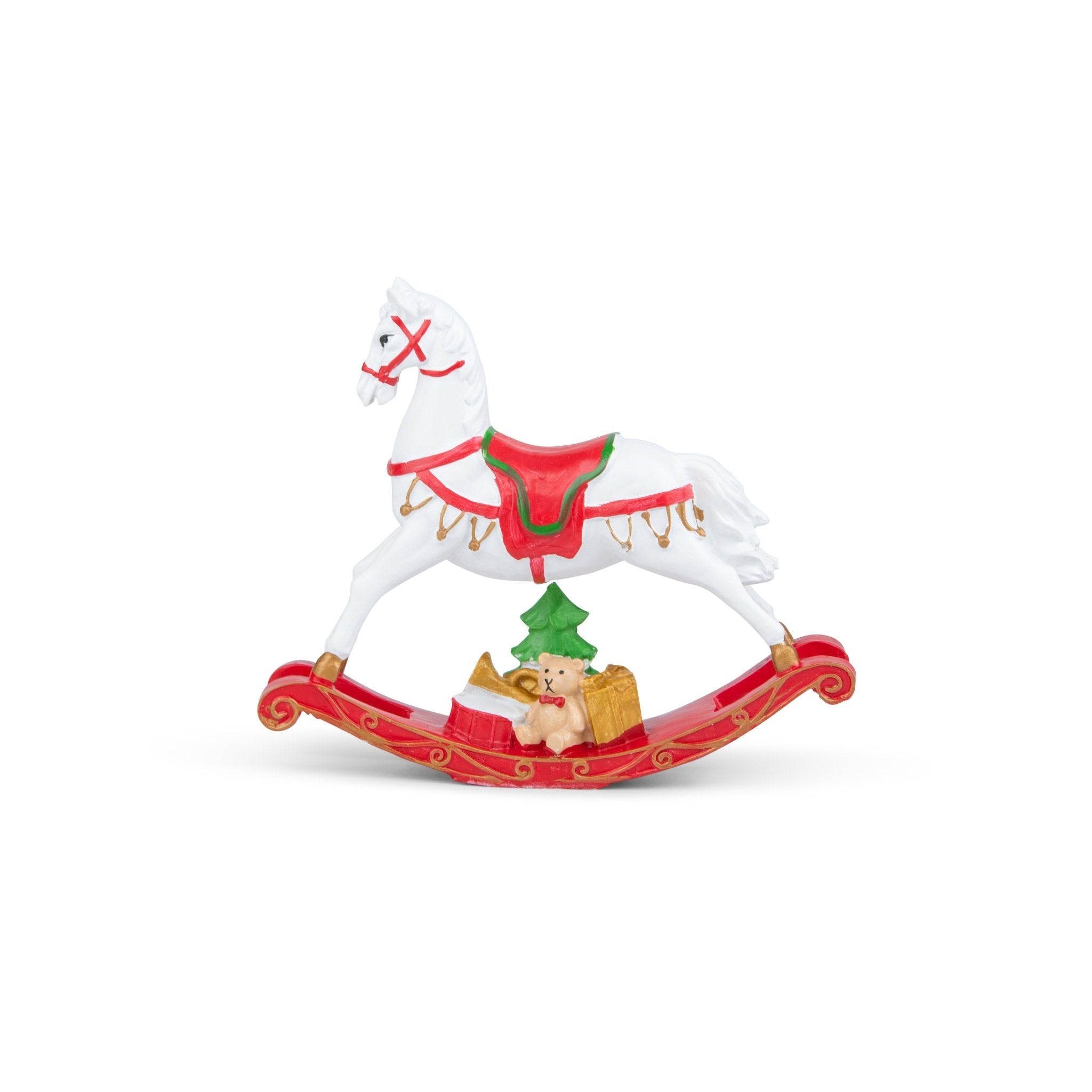 Christmas dream horse figurine 17x20cm - Urban Home