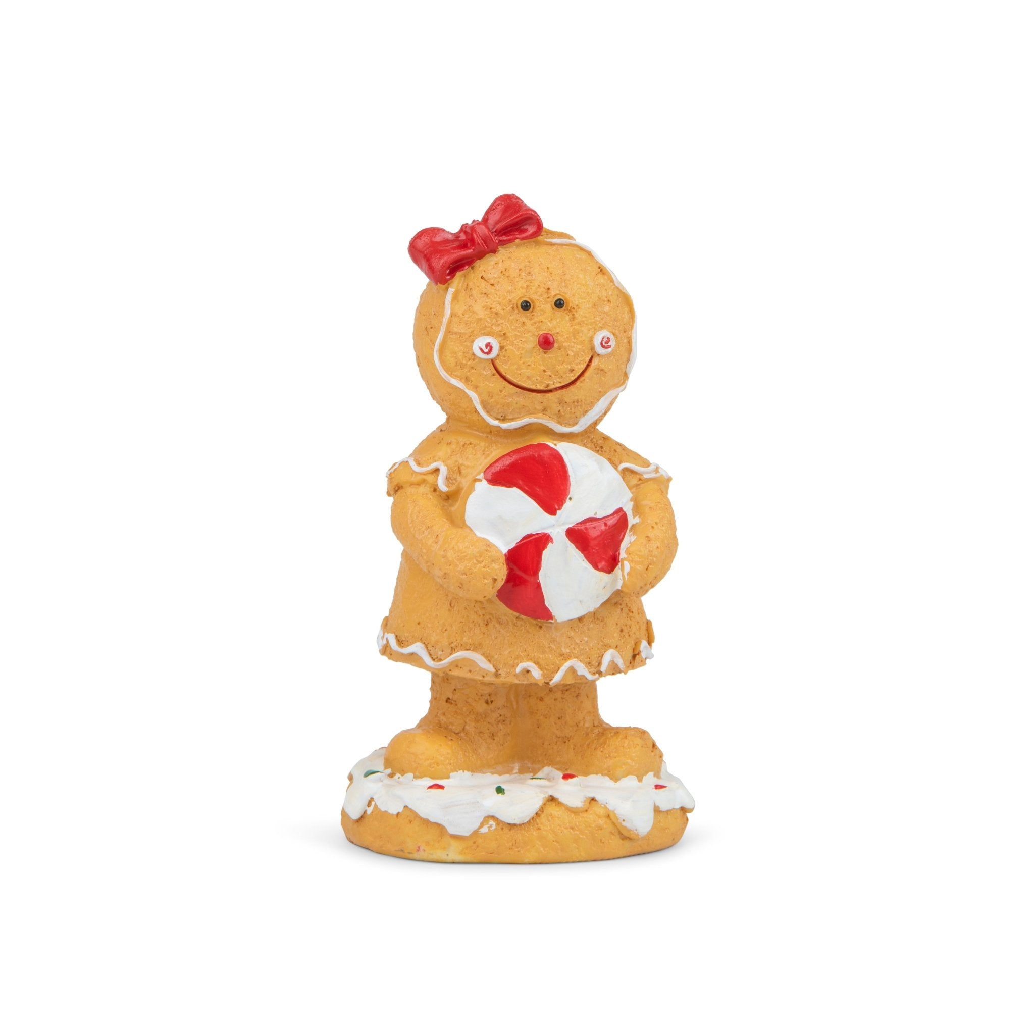 Gingerbread figurine with a bow 15x6cm - Urban Home