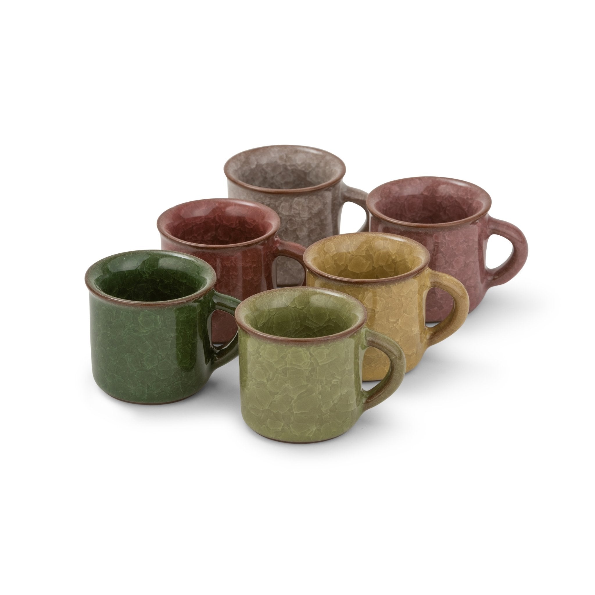 Espresso colorful glazed cup - 1pcs - Urban Home