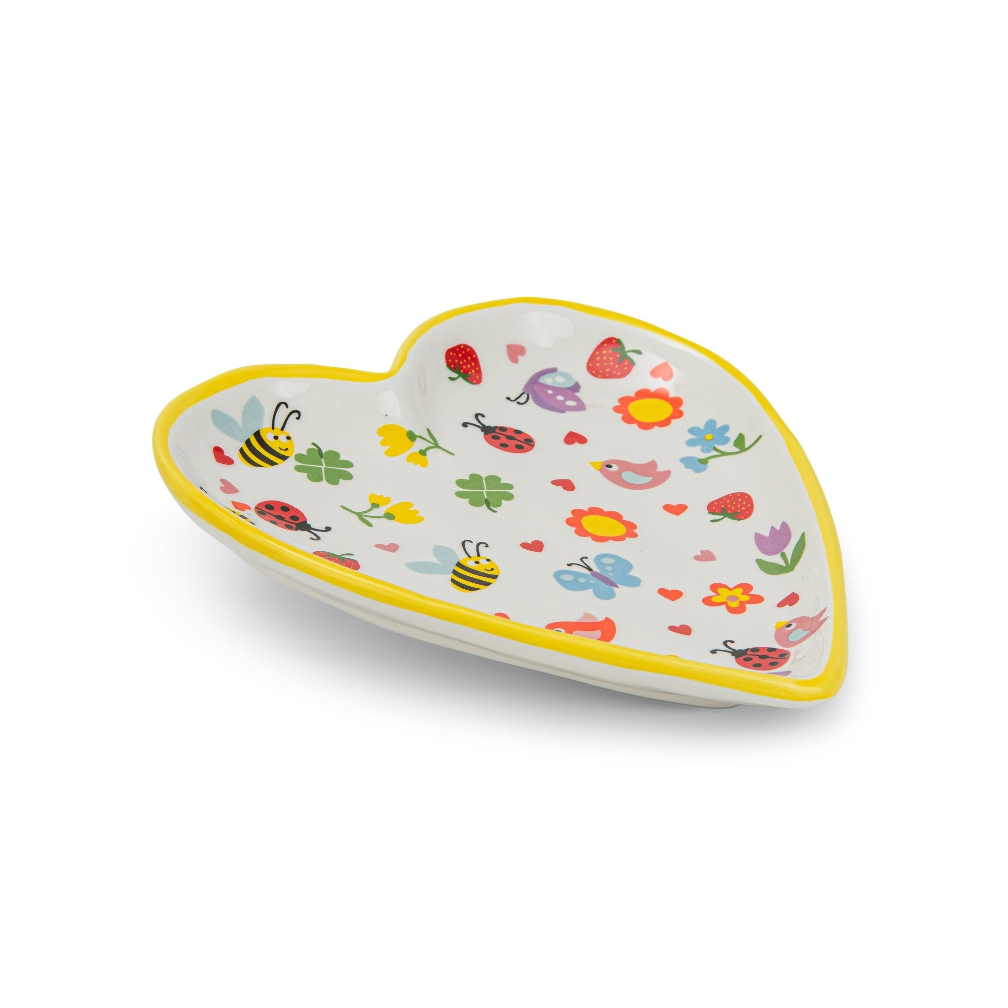 Bee collection - heart shape plate - Urban Home