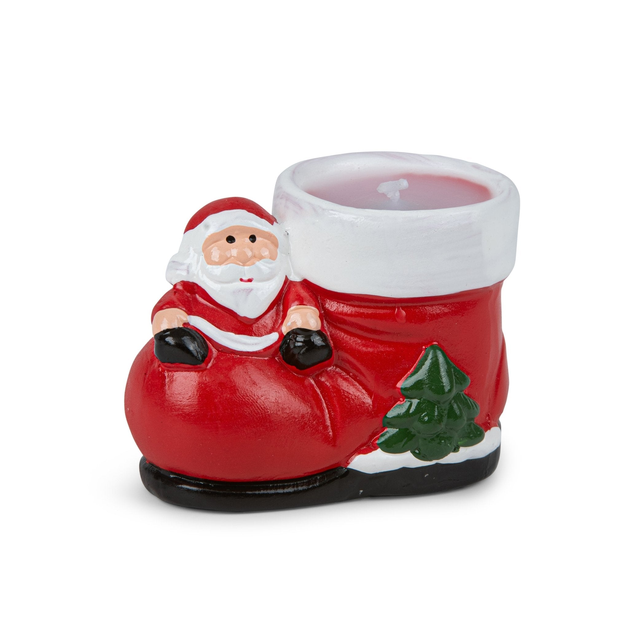 Santa candle resin figurine 6x8cm - Urban Home