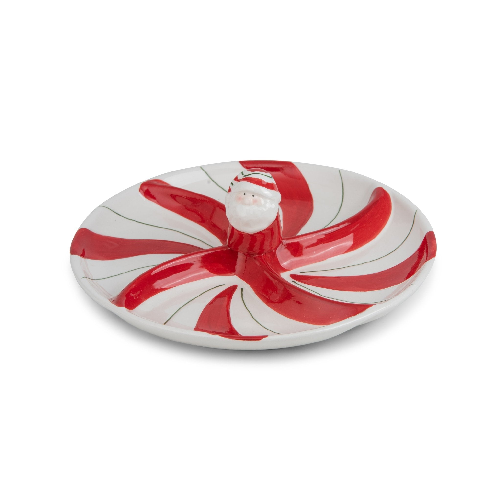 Christmas serving ceramic plate 26cm - Urban Home