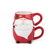 Santa double layer mug 16x20cm