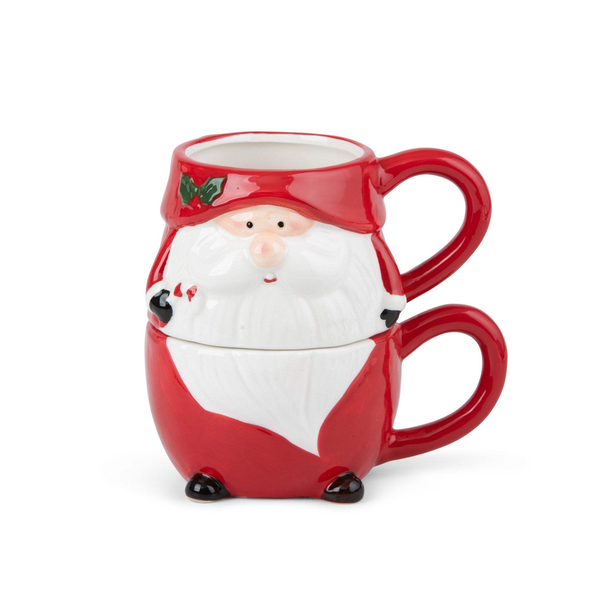Santa double layer mug 16x20cm - Urban Home