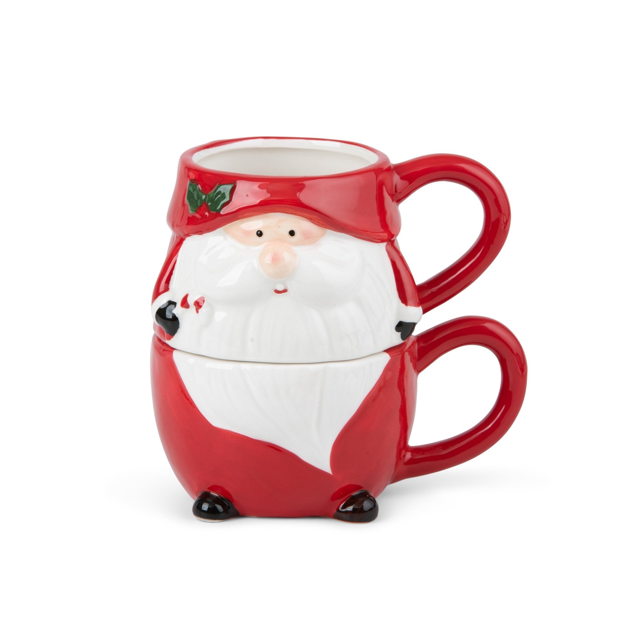 Santa double layer mug 16x20cm - Urban Home