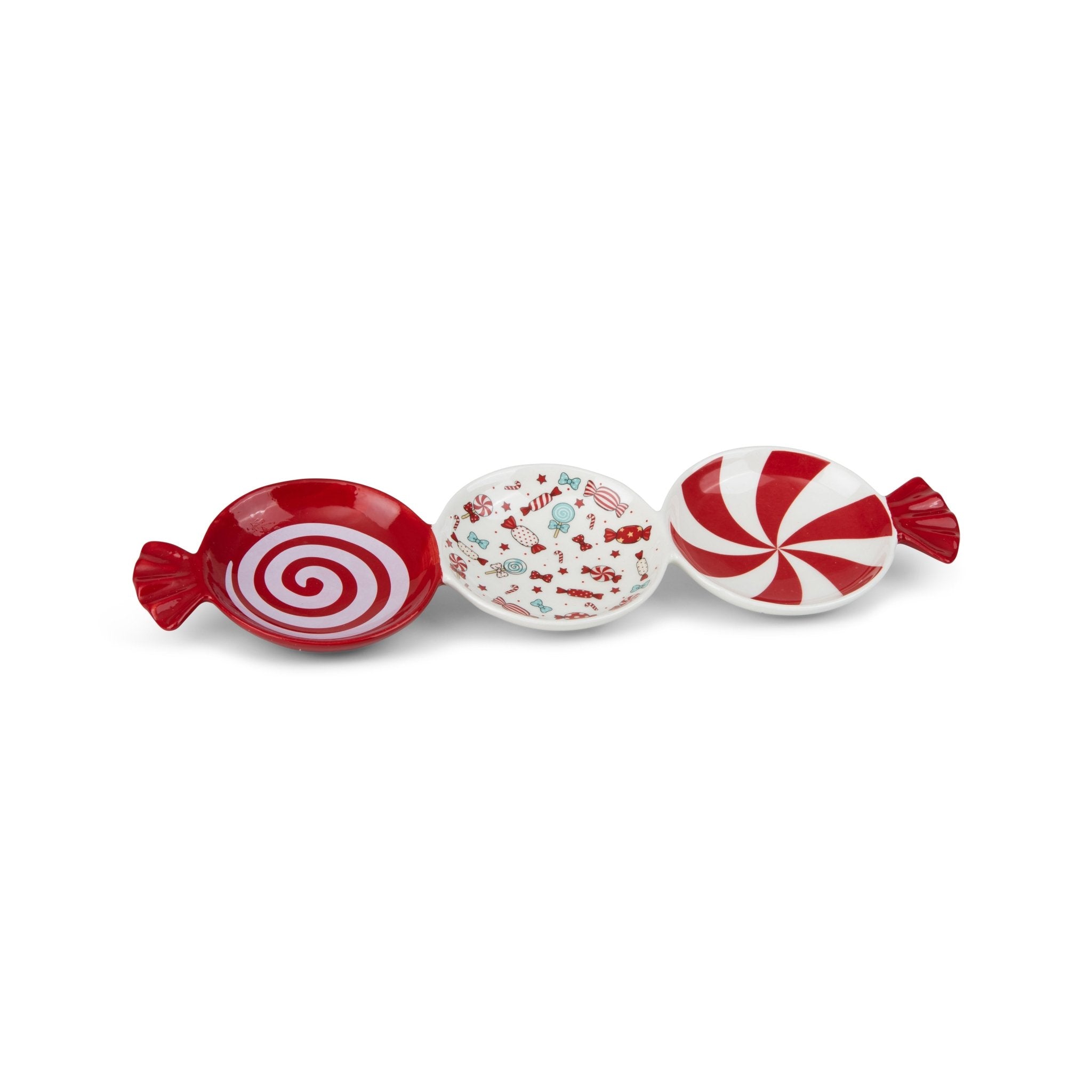 Candy cane nuts serving tray 12x40cm - Urban Home