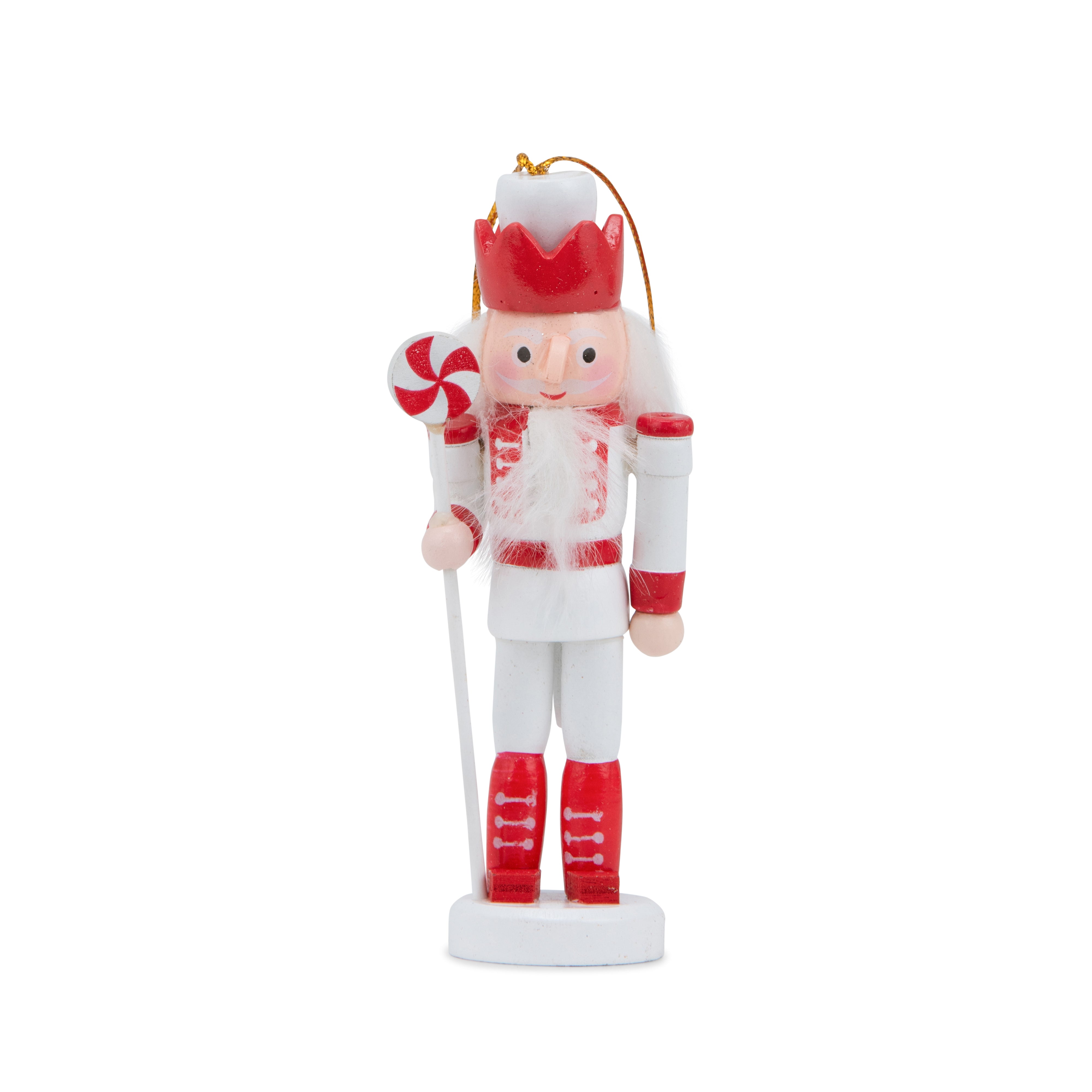 Nutcracker 12cm 4pcs set - Red & white